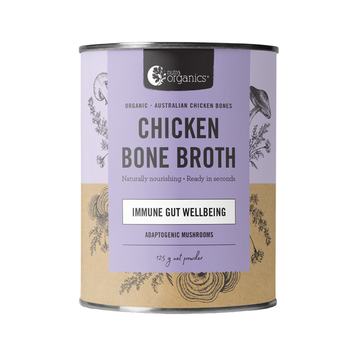 Nutra Organics - Bone Broth Chicken 125g