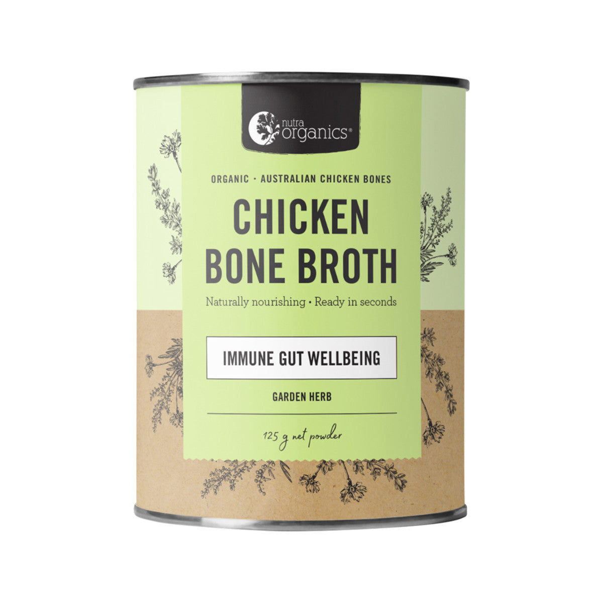 Nutra Organics - Bone Broth Chicken 125g