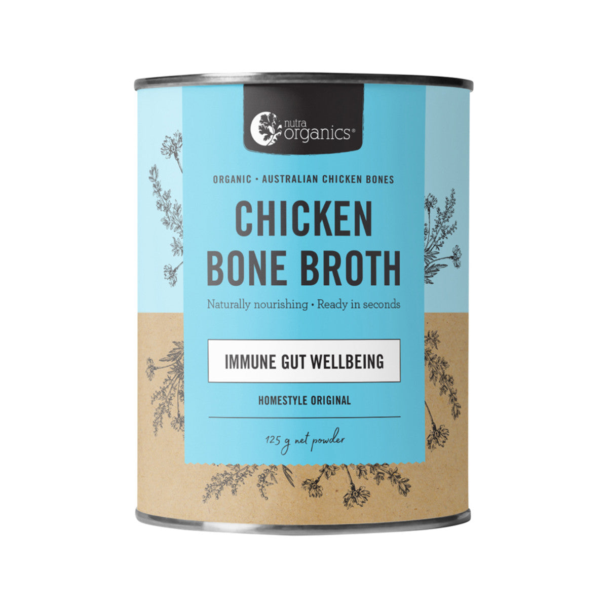 Nutra Organics - Bone Broth Chicken 125g