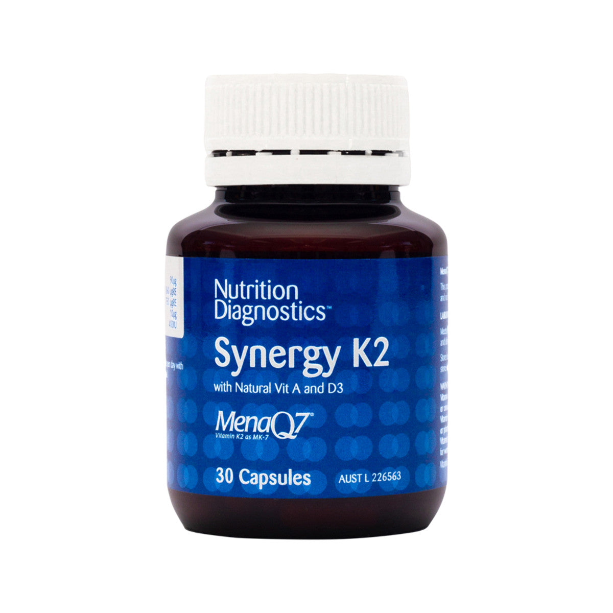 Nutrition Diagnostics - Synergy K2 with Natural Vit A and D3