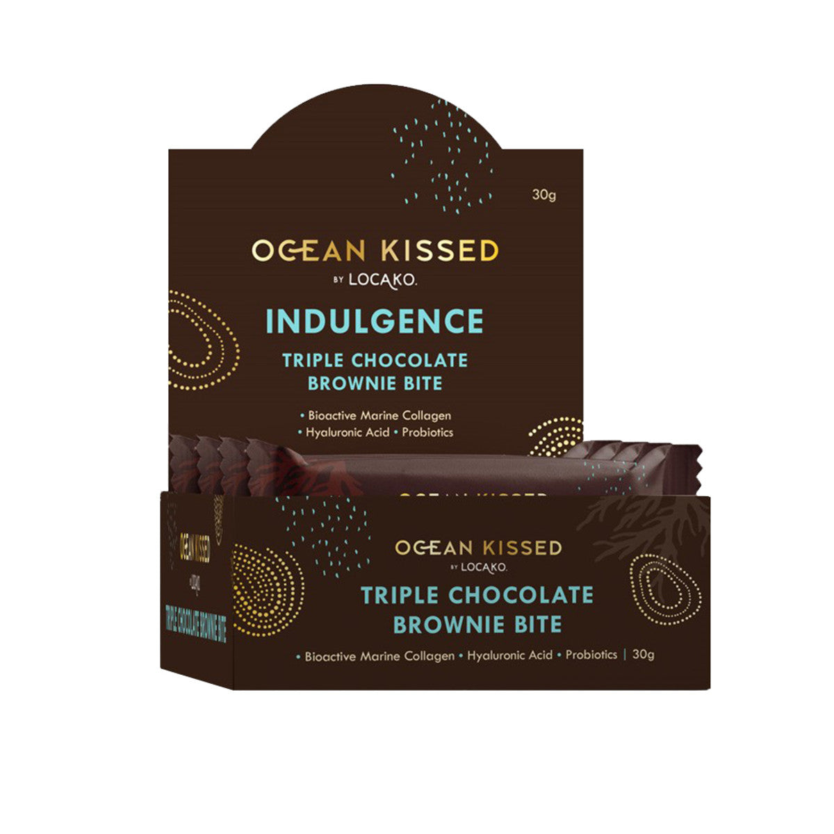 Ocean Kissed Brown Bite Indulgence Triple Choc 30g