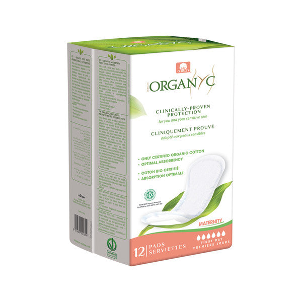 Organyc Pads Maternity x 12 Pack