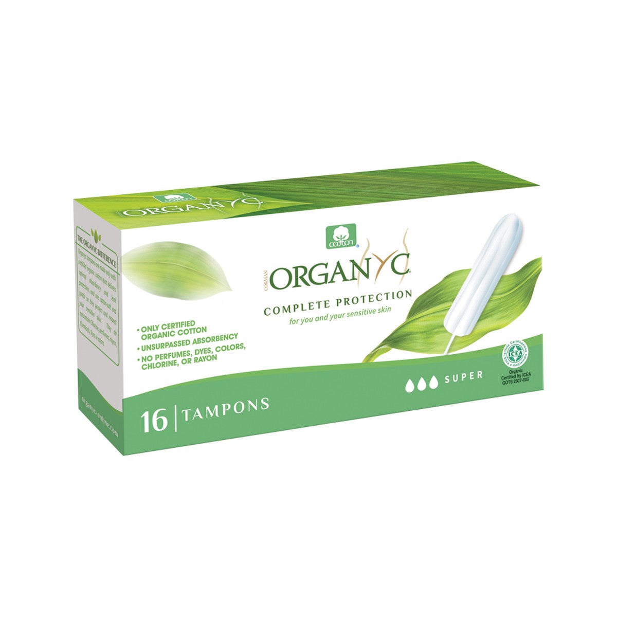 Organyc Tampons Super x 16 Pack