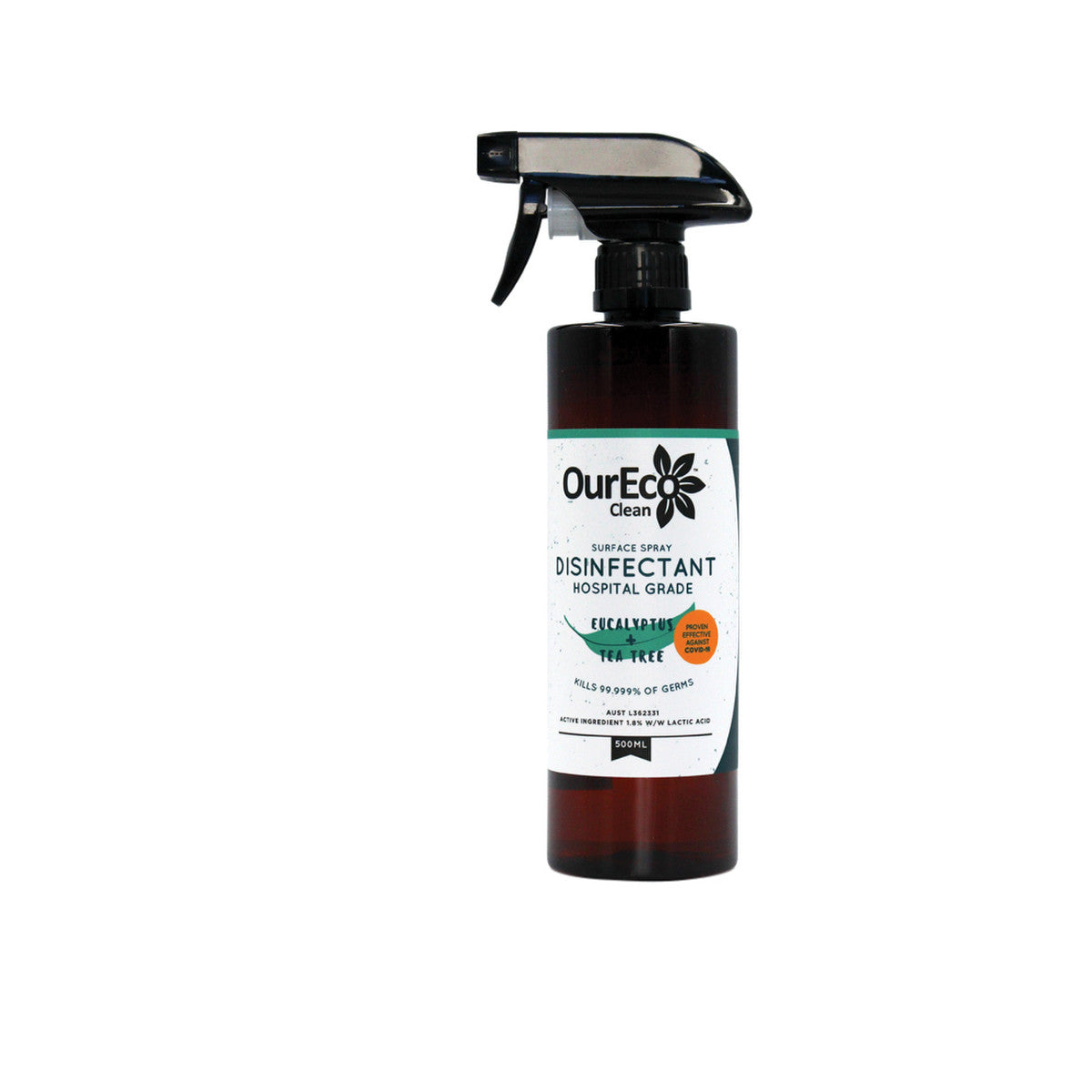 OurEco Clean - Disinfectant Surface Spray Hospital Grade (Eucalyptus + Tea Tree)