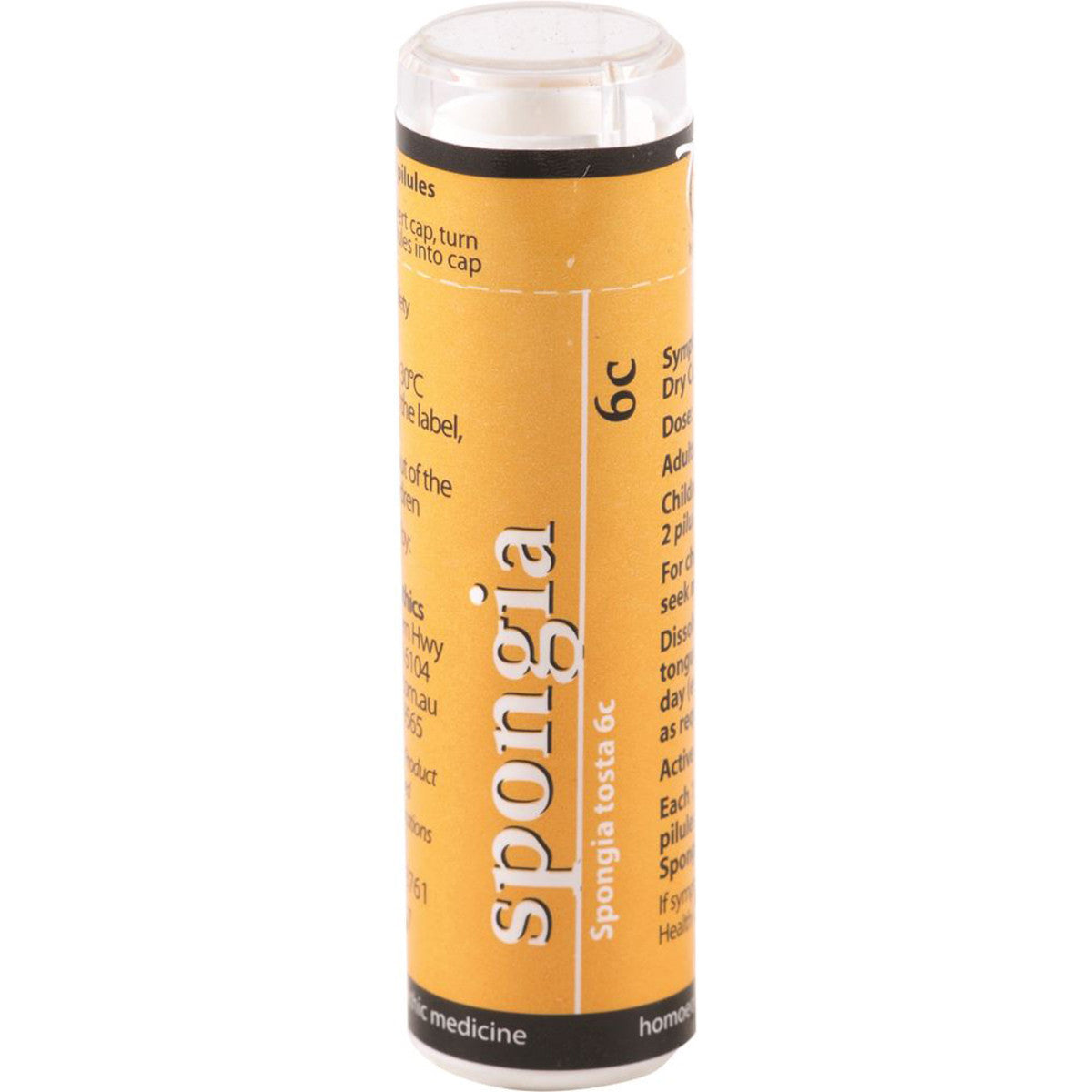 Owen Homoeopathics - Spongia 6c 120 pillules