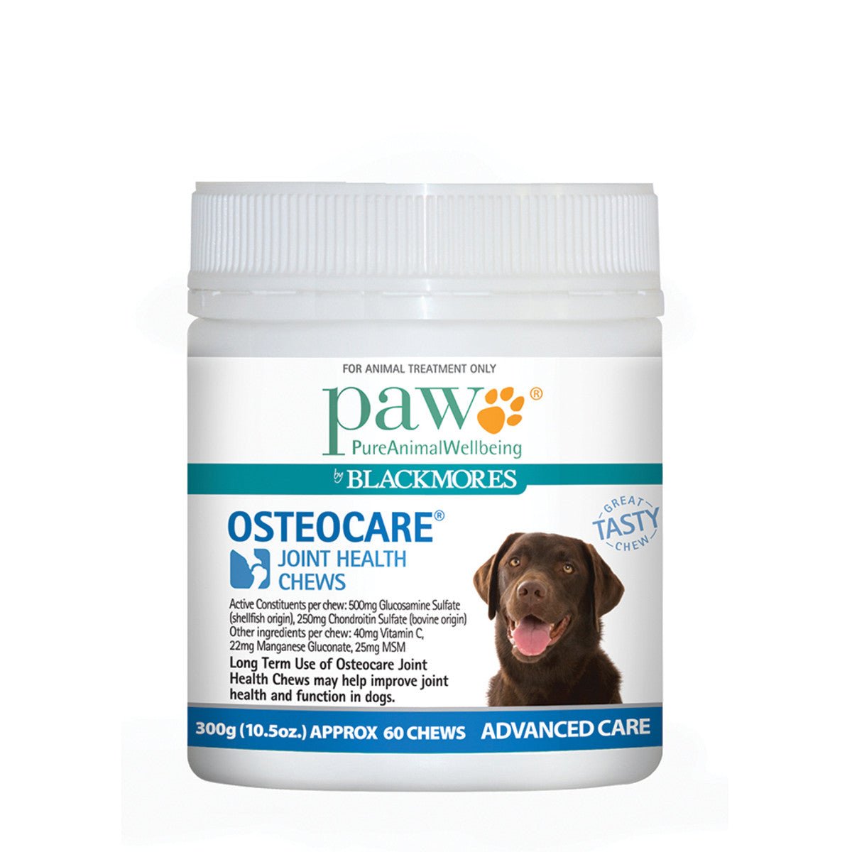 PAW By Blackmores - OsteoCare Joint Protect (For Dogs approx 60 Chews) 300g
