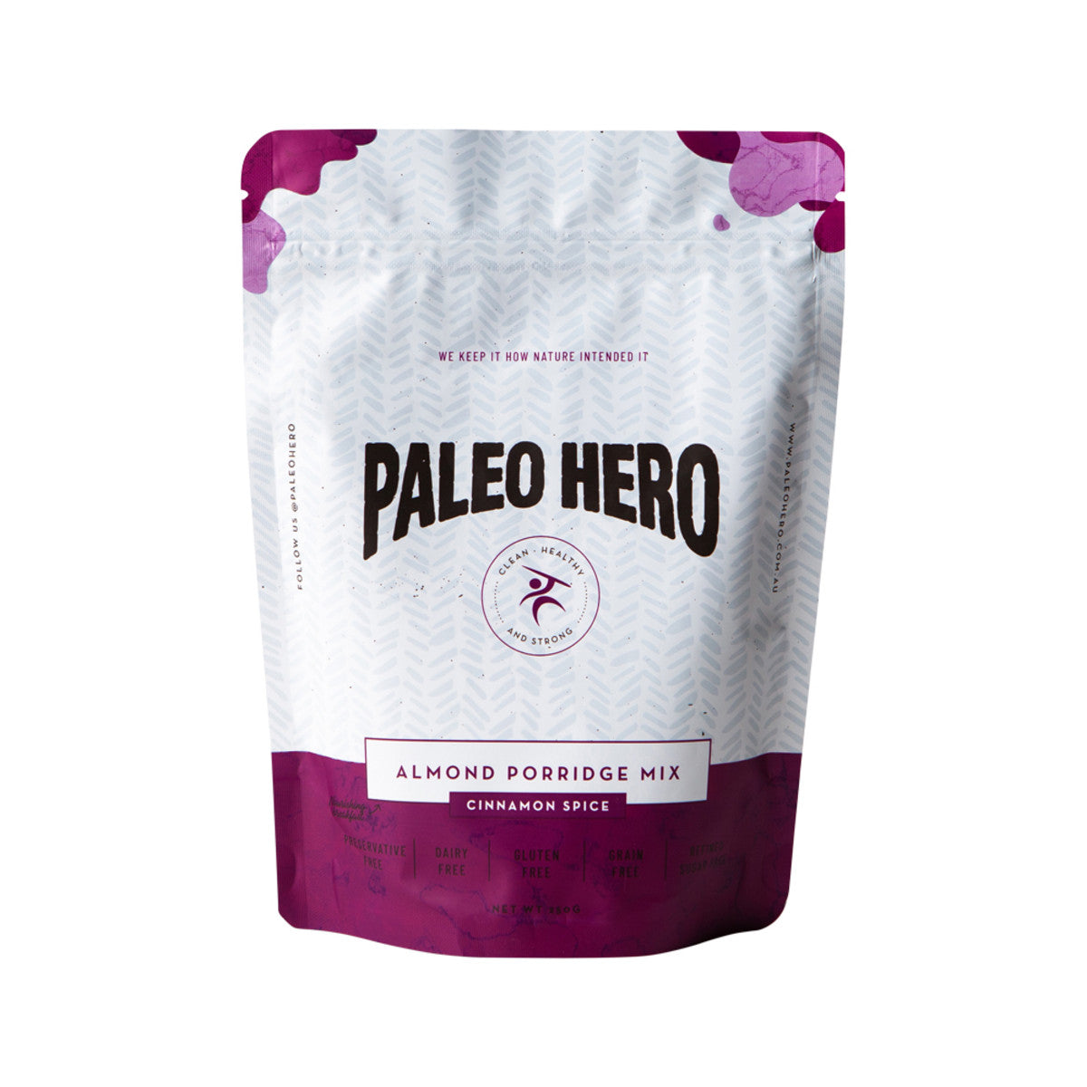 Paleo Hero - lmond Porridge Mix Cinnamon Spice