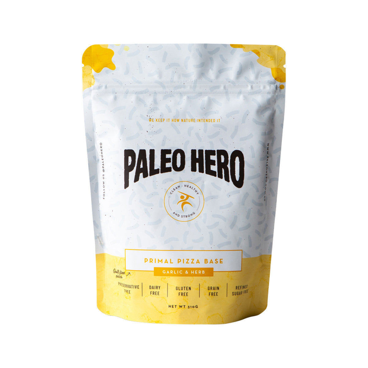 Paleo Hero - Primal Mix Pizza Base Garlic and Herb