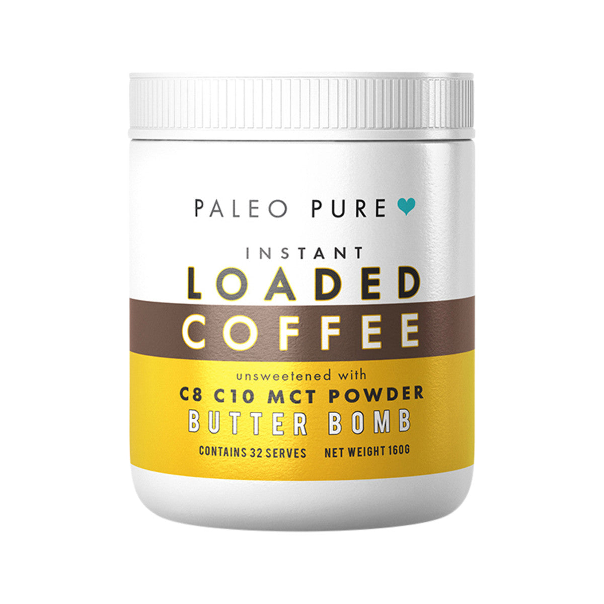 Paleo Pure - Keto Instant Loaded Coffee - Butter Bomb