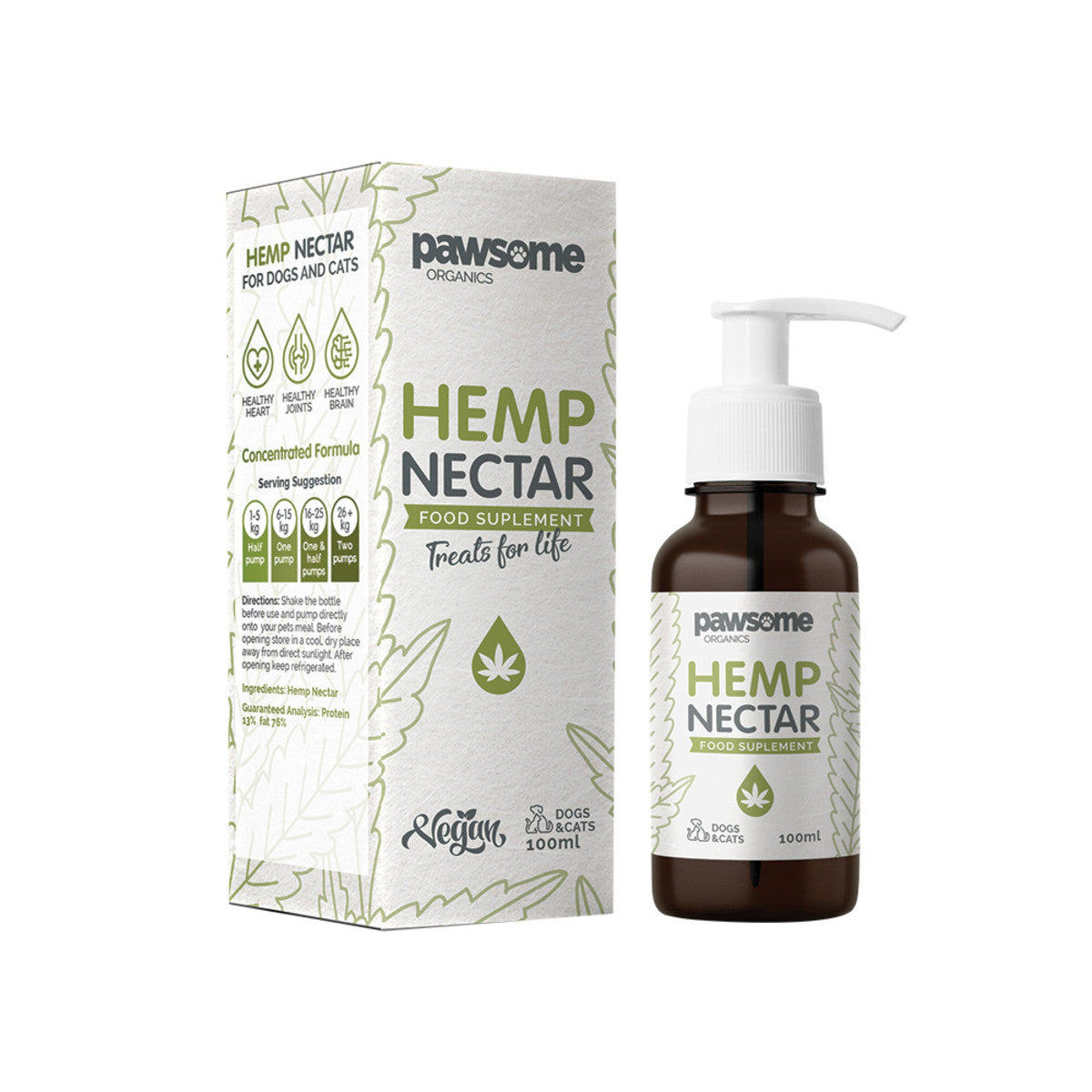 Pawsome Org Pet Hemp Nectar 100ml