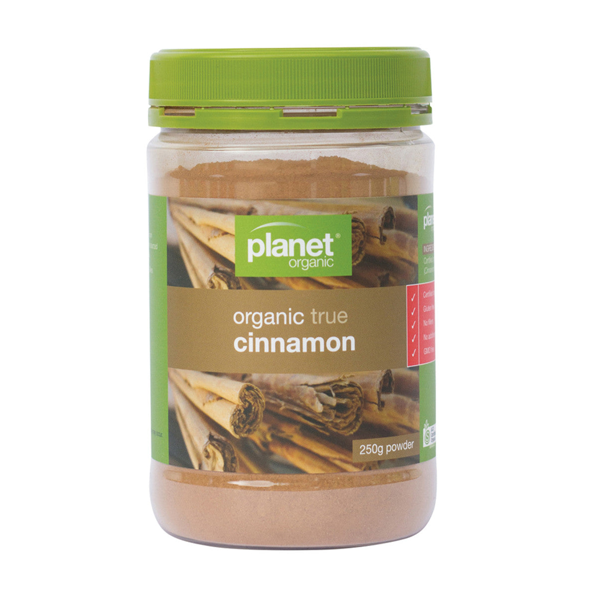 Planet Organic - Organic Ground Cinnamon Jar