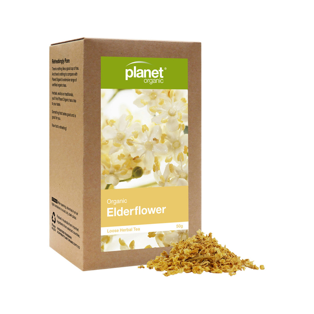 Planet Organic - Organic Herbal Tea Elderflower Loose Leaf