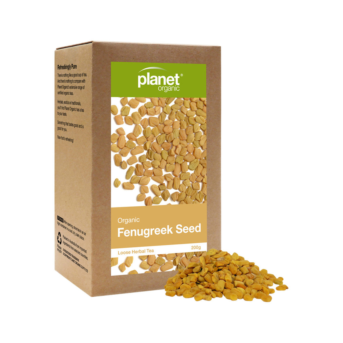 Planet Organic - Organic Herbal Tea Fenugreek Seed Loose Leaf