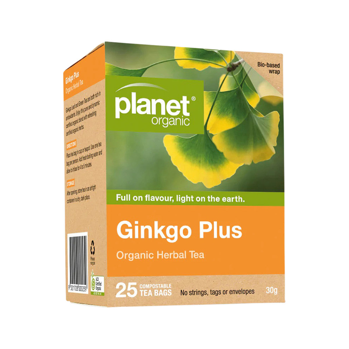 Planet Organic - Organic Herbal Tea Ginkgo Plus