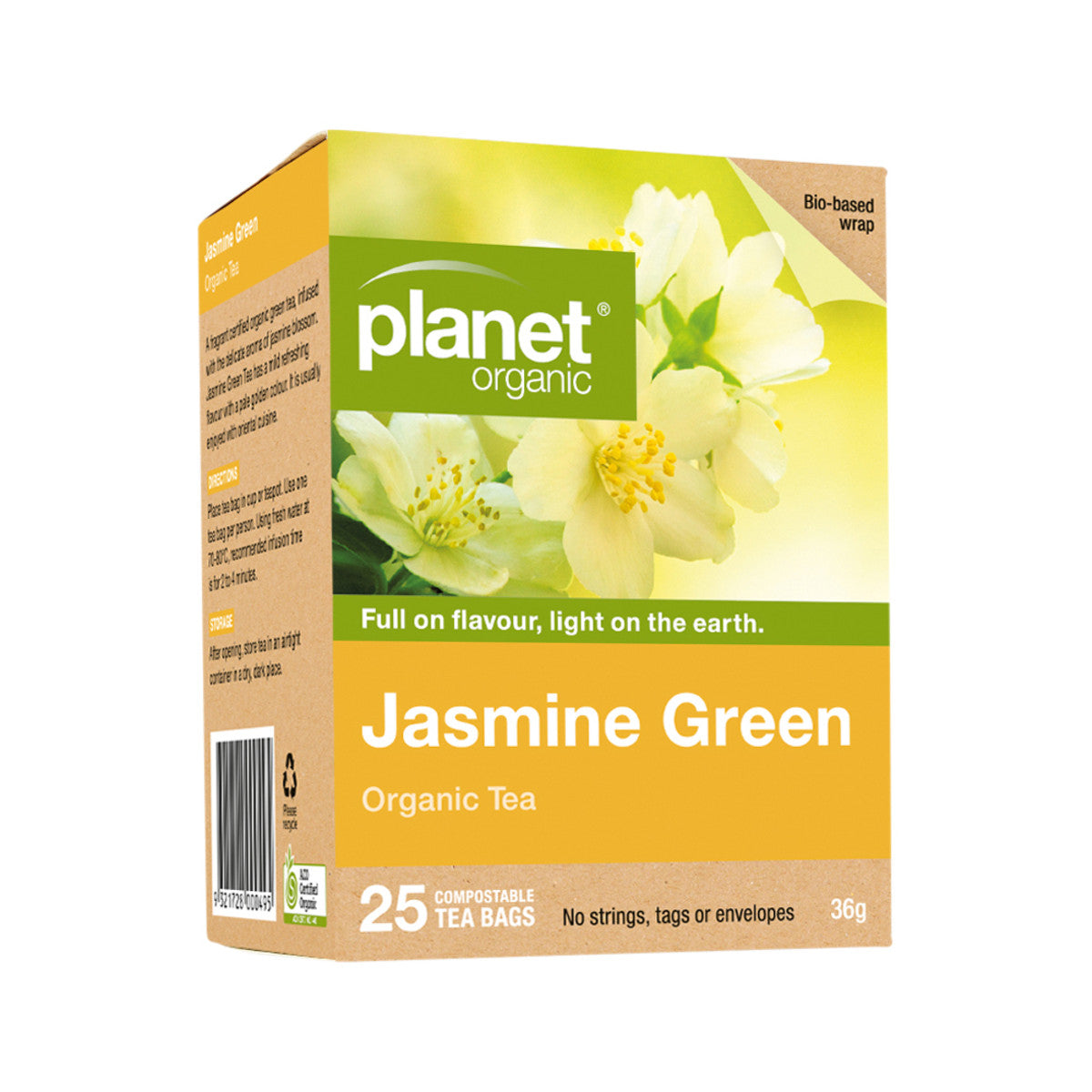 Planet Organic - Organic Tea Jasmine Green