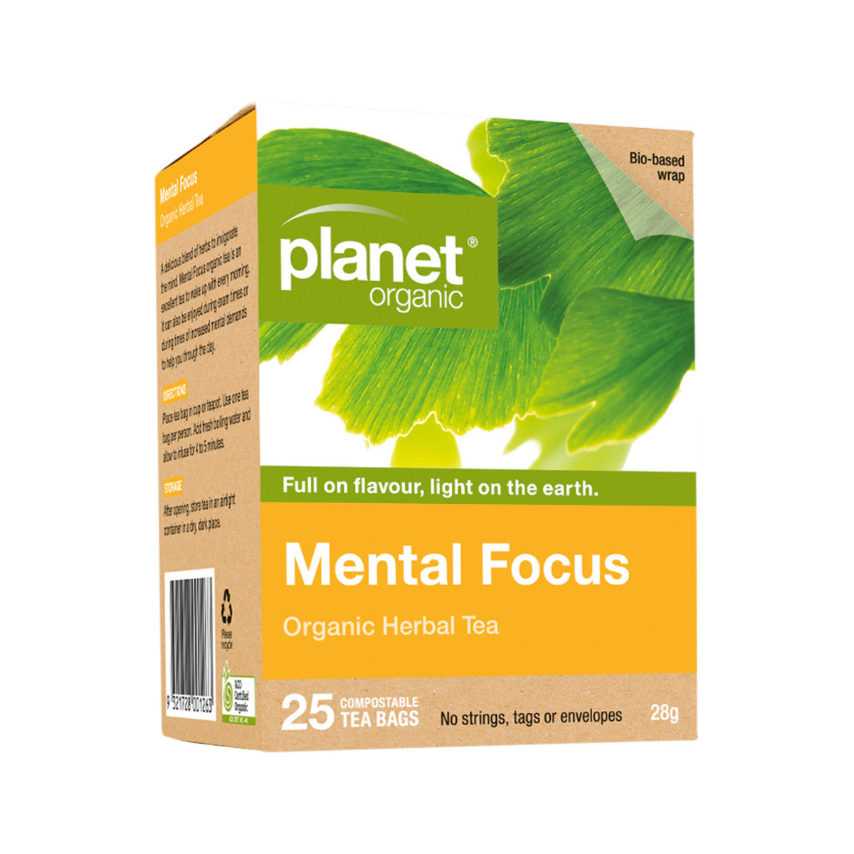 Planet Organic - Organic Herbal Tea Mental Focus