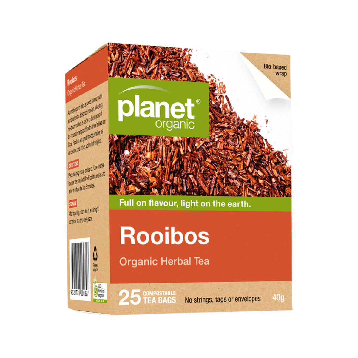 Planet Organic Rooibos Herbal Tea x 25 Tea Bags