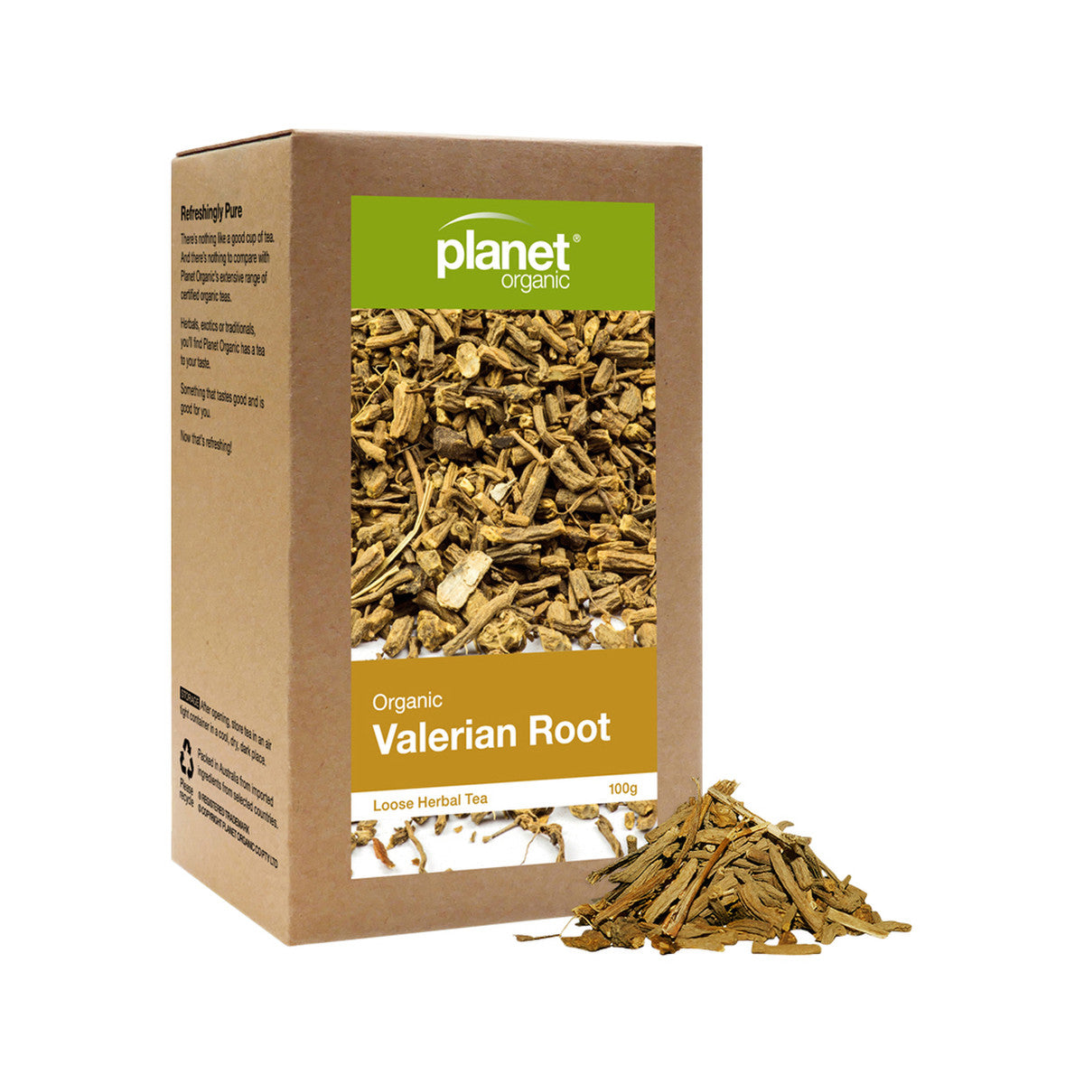 Planet Organic Valerian Root Loose Leaf Tea 100g