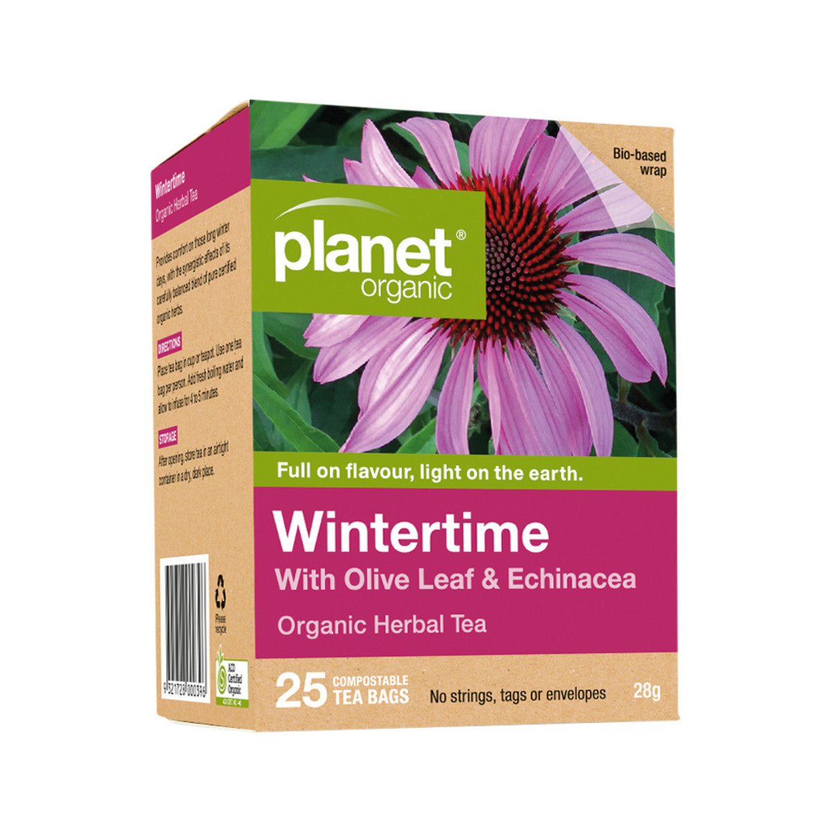 Planet Organic - Organic Herbal Tea Wintertime with Olive Leaf & Echinacea