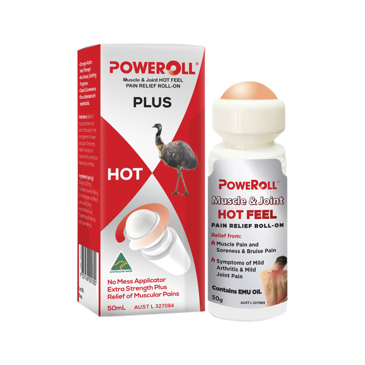 Glimlife - PoweRoll Pain Relief Oil Plus (Hot) Roll On