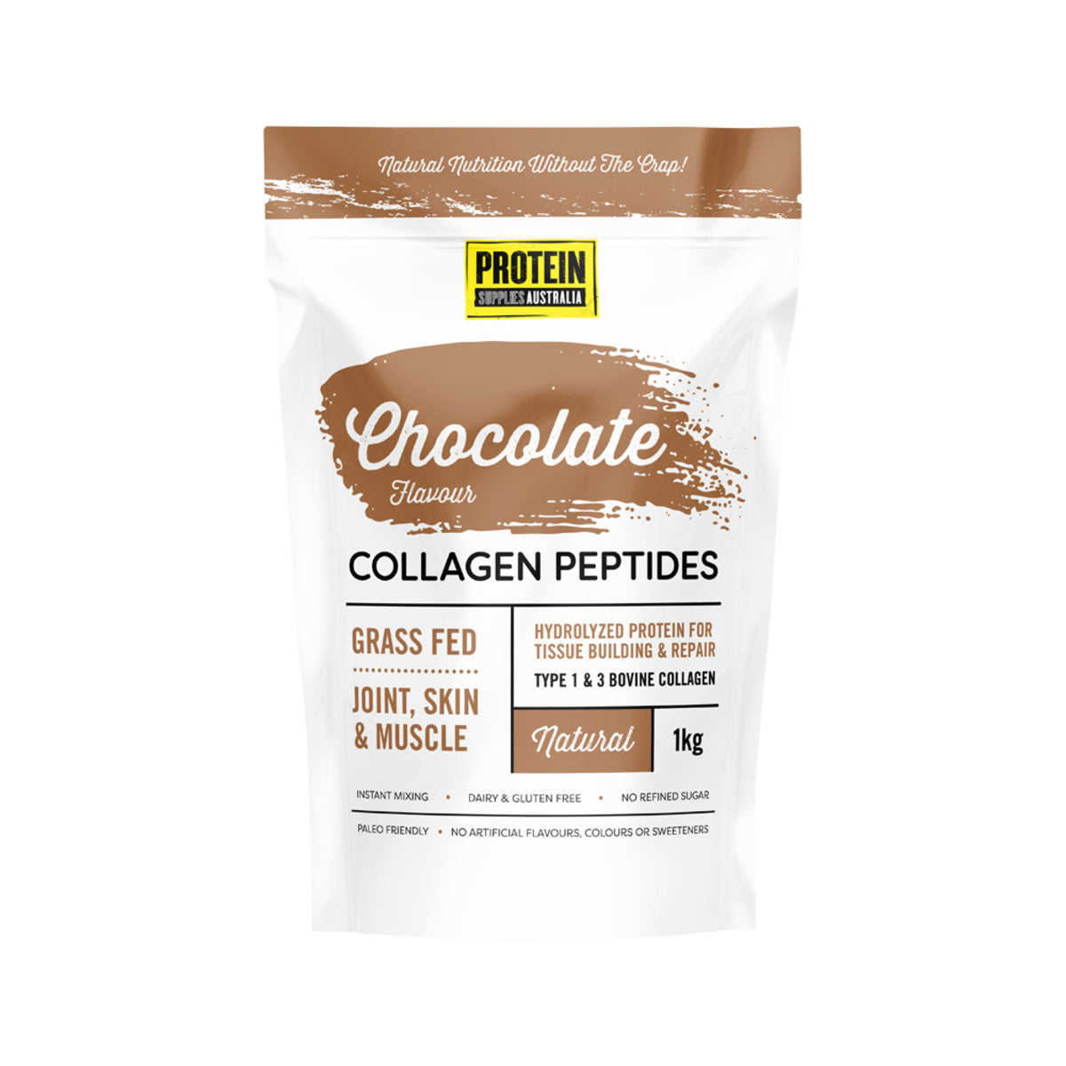 Protein Supplies Collagen Peptides Chocolate 1kg