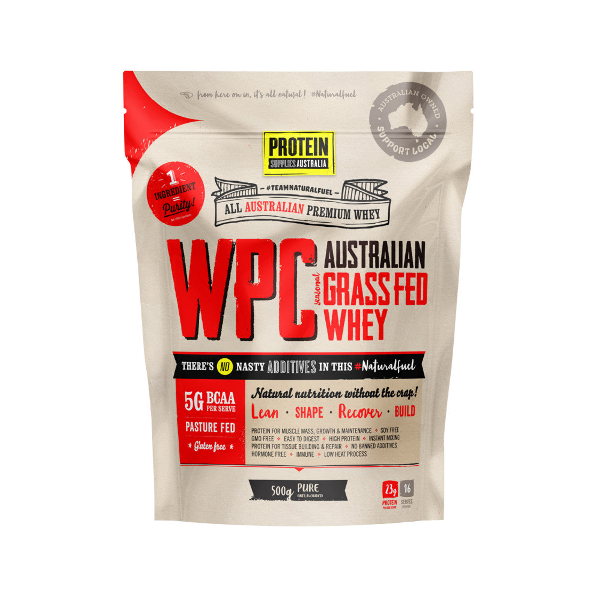 Protein Supplies Protein WPC Pure 500g