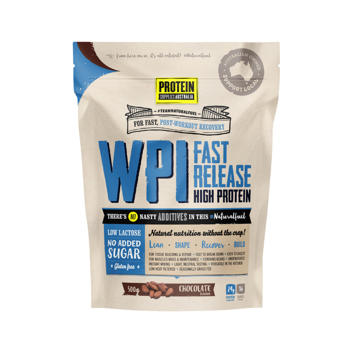 Protein Supplies Protein WPI Chocolate 500g