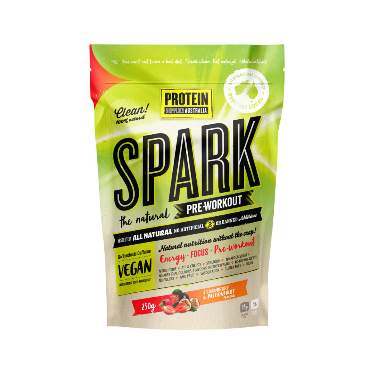Protein Supplies Spark Strawberry Passionfruit 250g