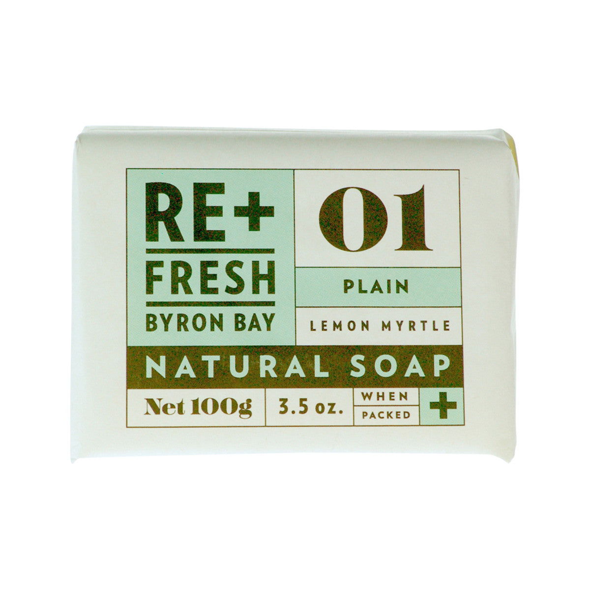 ReFresh Byron Bay Lemon Myrtle Soap Plain 100g