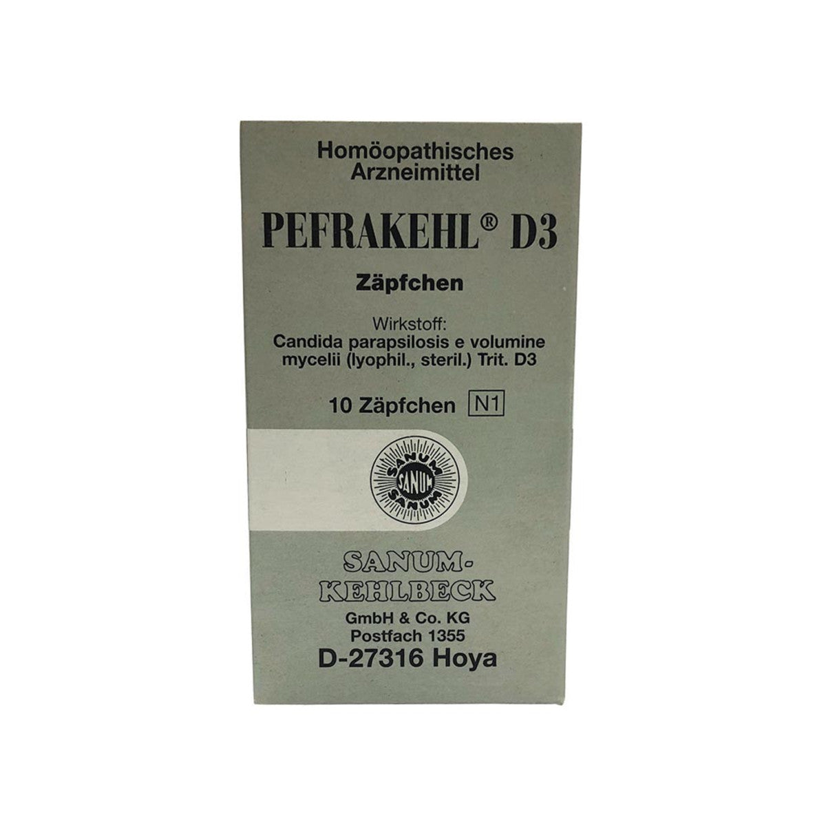 Sanum - Pefrakehl D3 Suppositories x 10 Pack