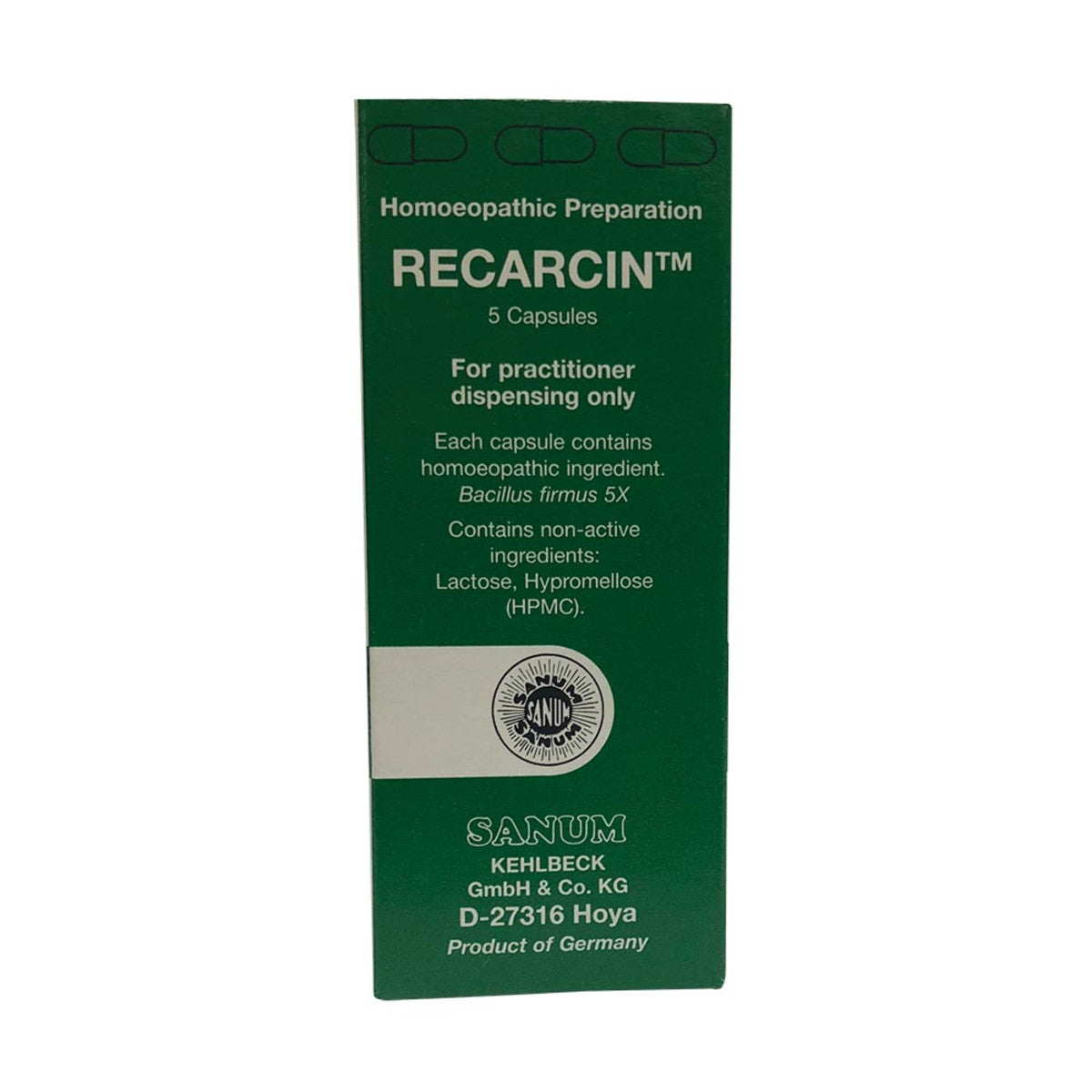 Sanum - Recarcin 5x 5c