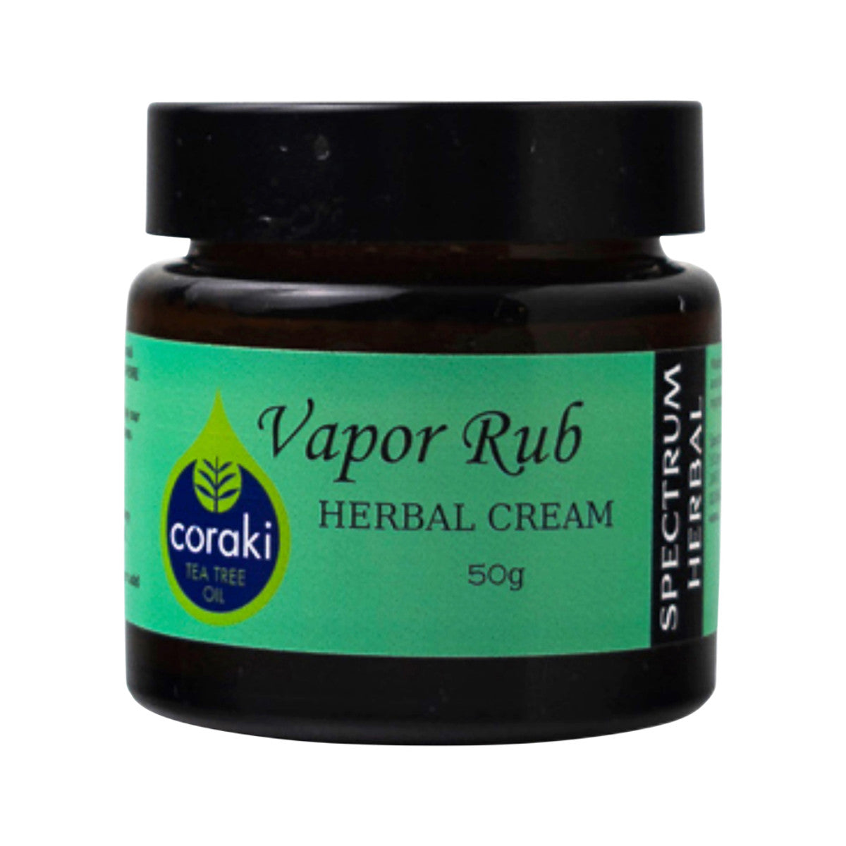 Spectrum Herbal - Herbal Cream Vapor Rub with Coraki Tea Tree Oil 50g