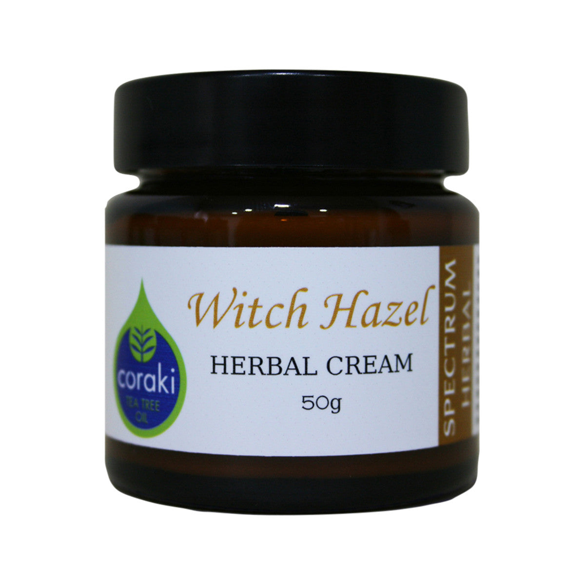 Spectrum Herbal - Herbal Cream Witch Hazel with Coraki Tea Tree Oil 50g