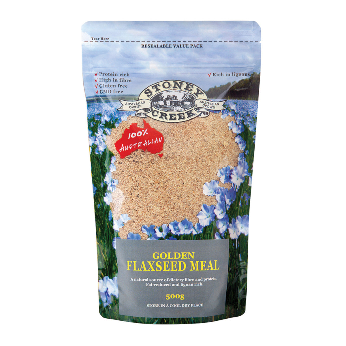 Stoney Creek - Flaxseed Meal Golden 500g