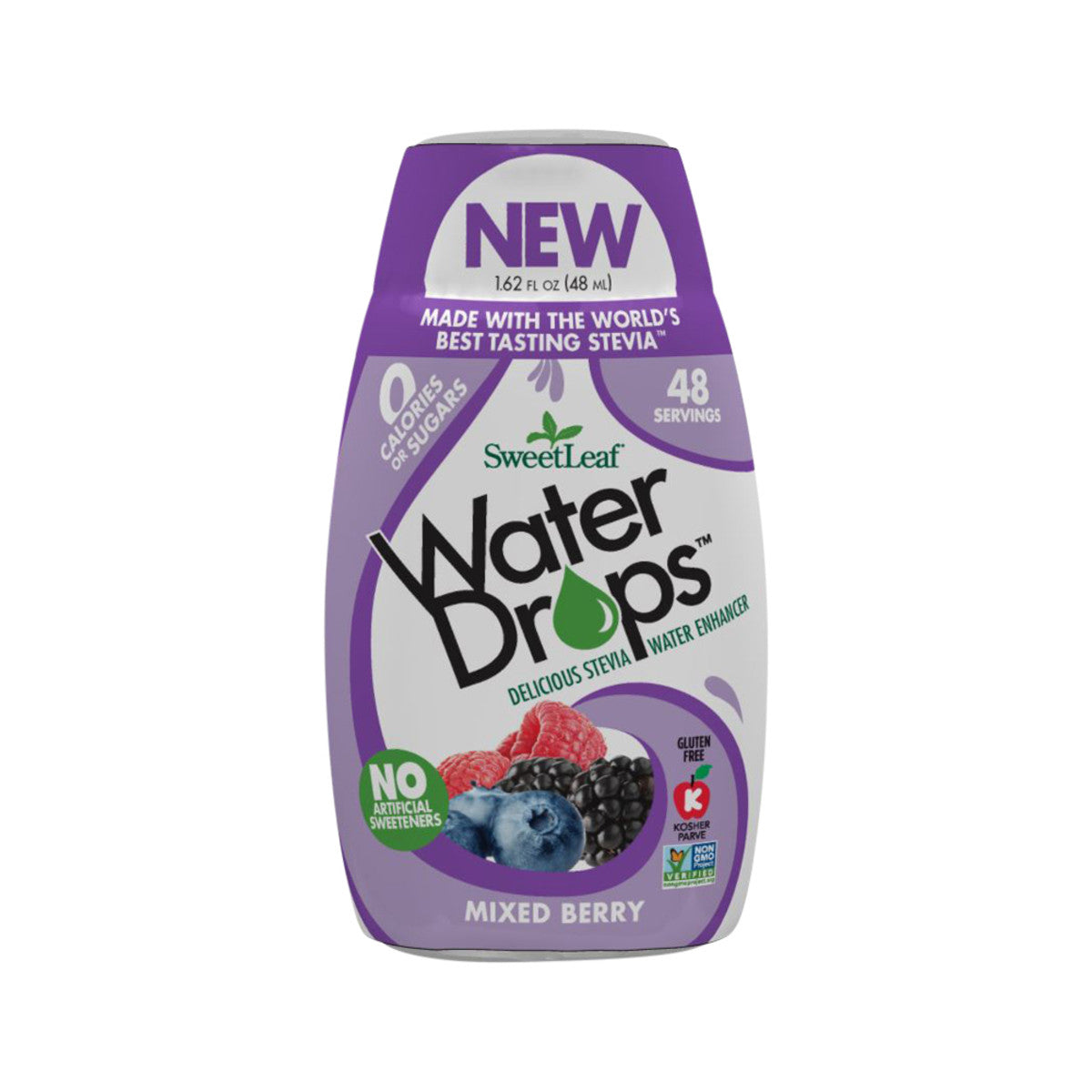Sweet Leaf Stevia Water Drops Mixed Berry 48ml