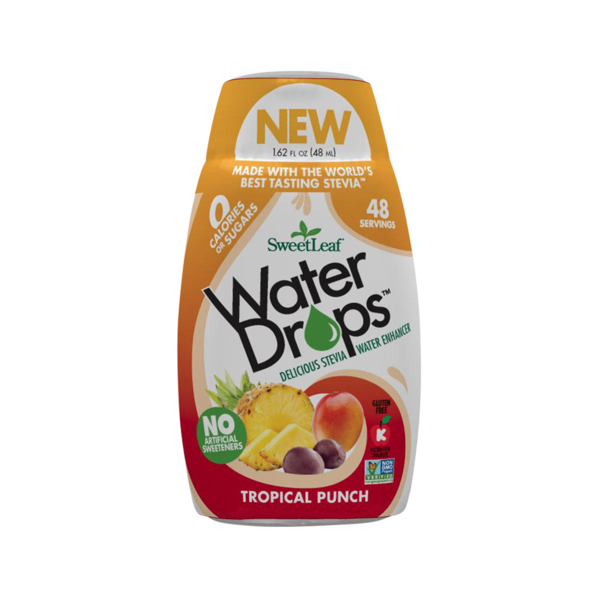 Sweet Leaf Stevia Water Drops Tropical Punch 48ml