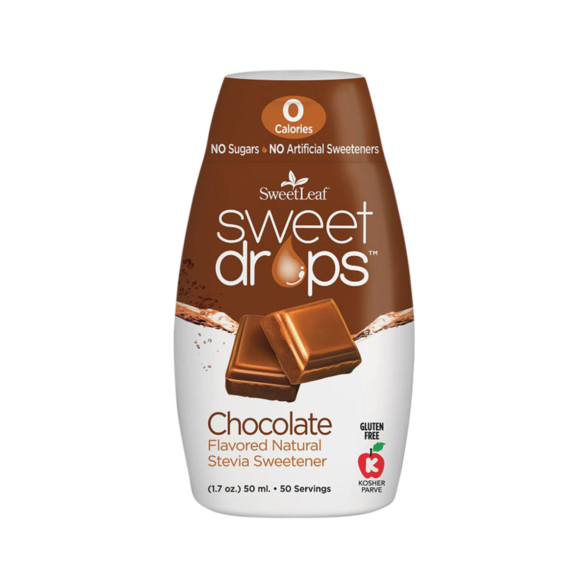 Sweet Leaf Sweet Drops Stevia Liquid Chocolate Squeeze Pk 50ml