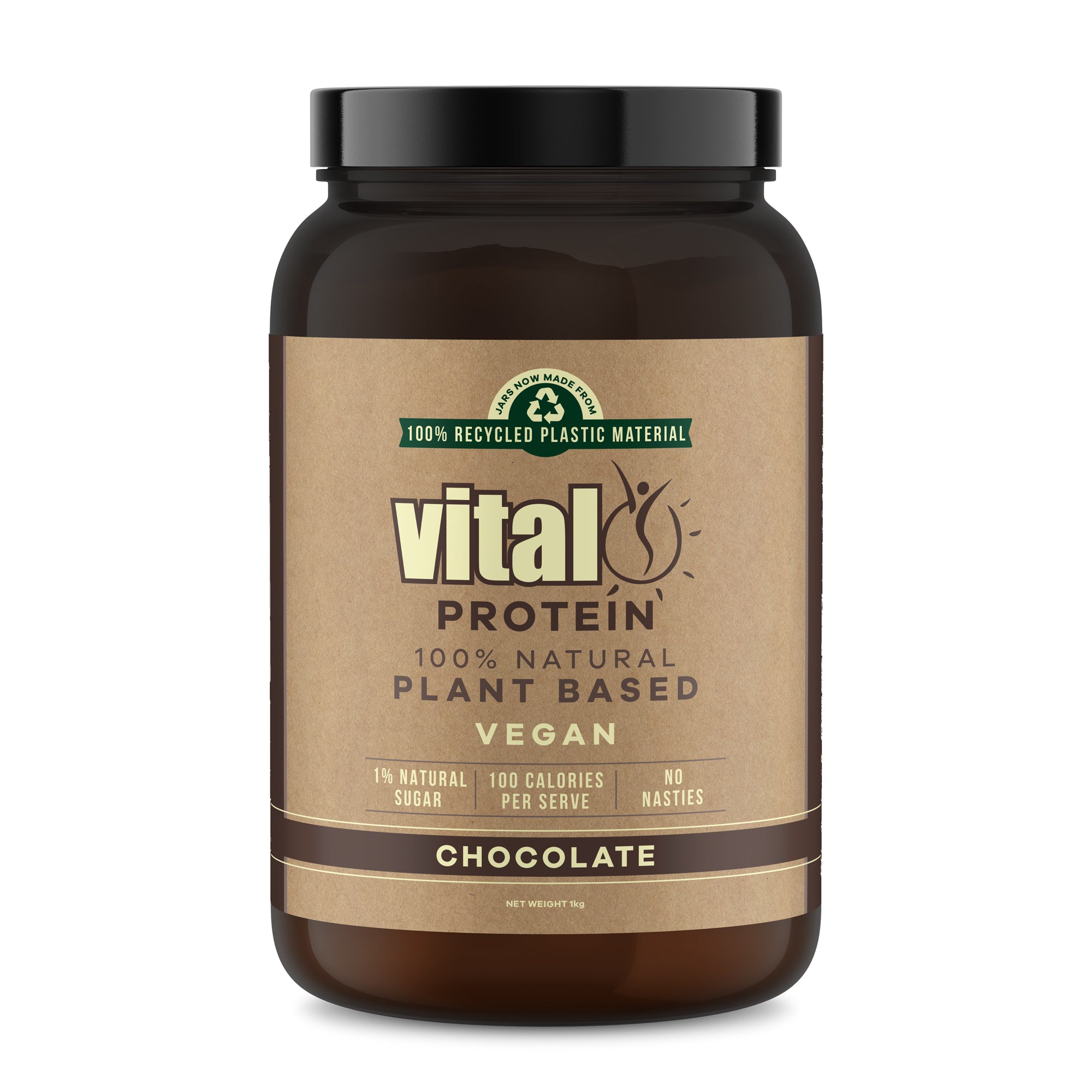 Vital - Protein 100% Natural Plant Based (Pea Protein Isolate) Chocolate