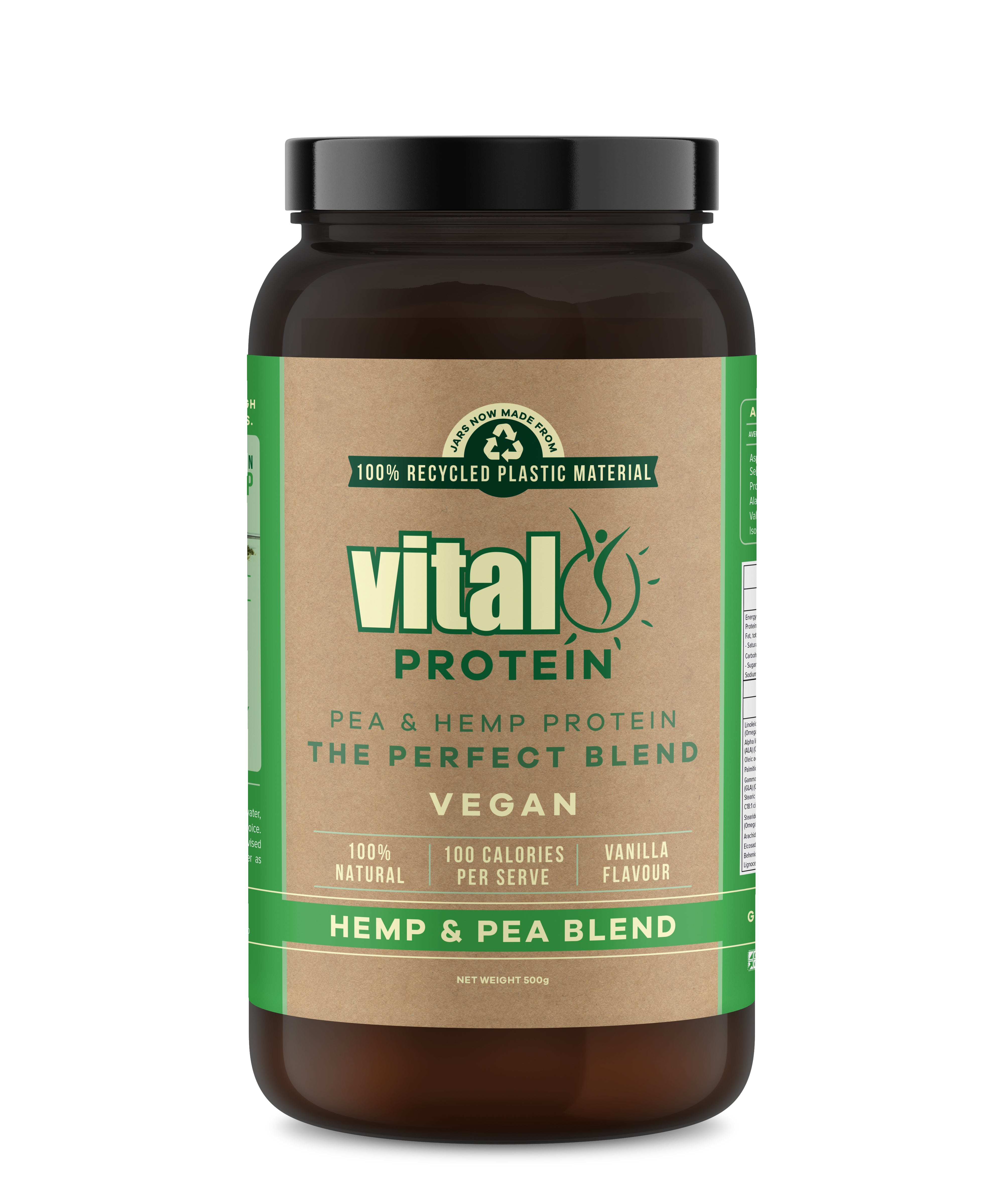 Vital - Protein Hemp & Pea Blend Vanilla