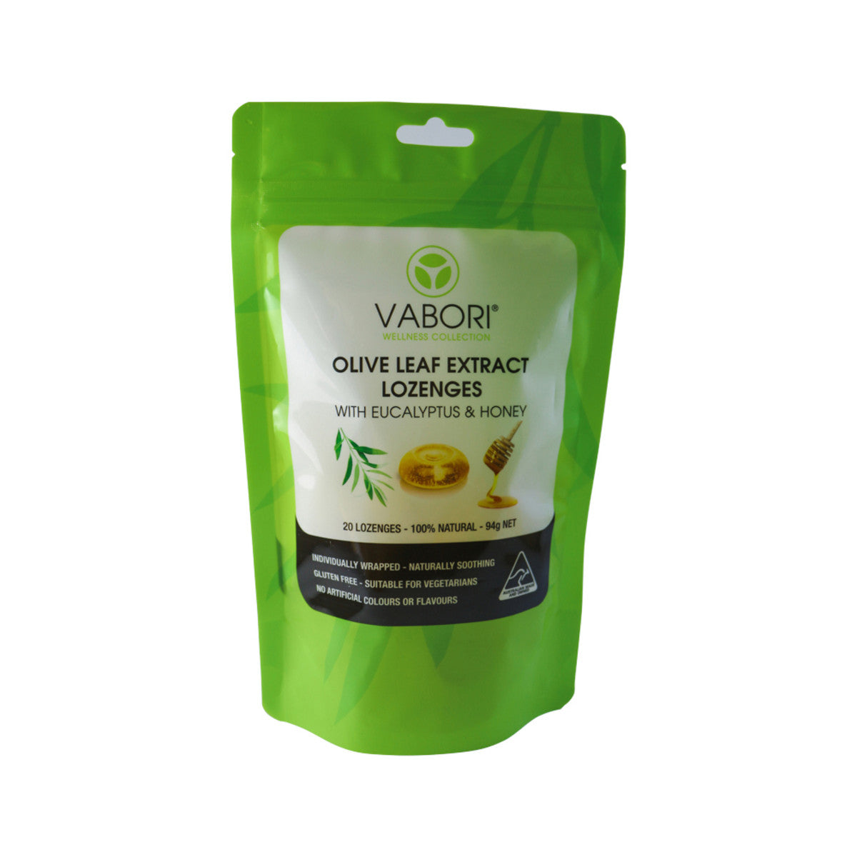 Vabori Olive Leaf Extract Lozenges w Man Hon x 20 Loz