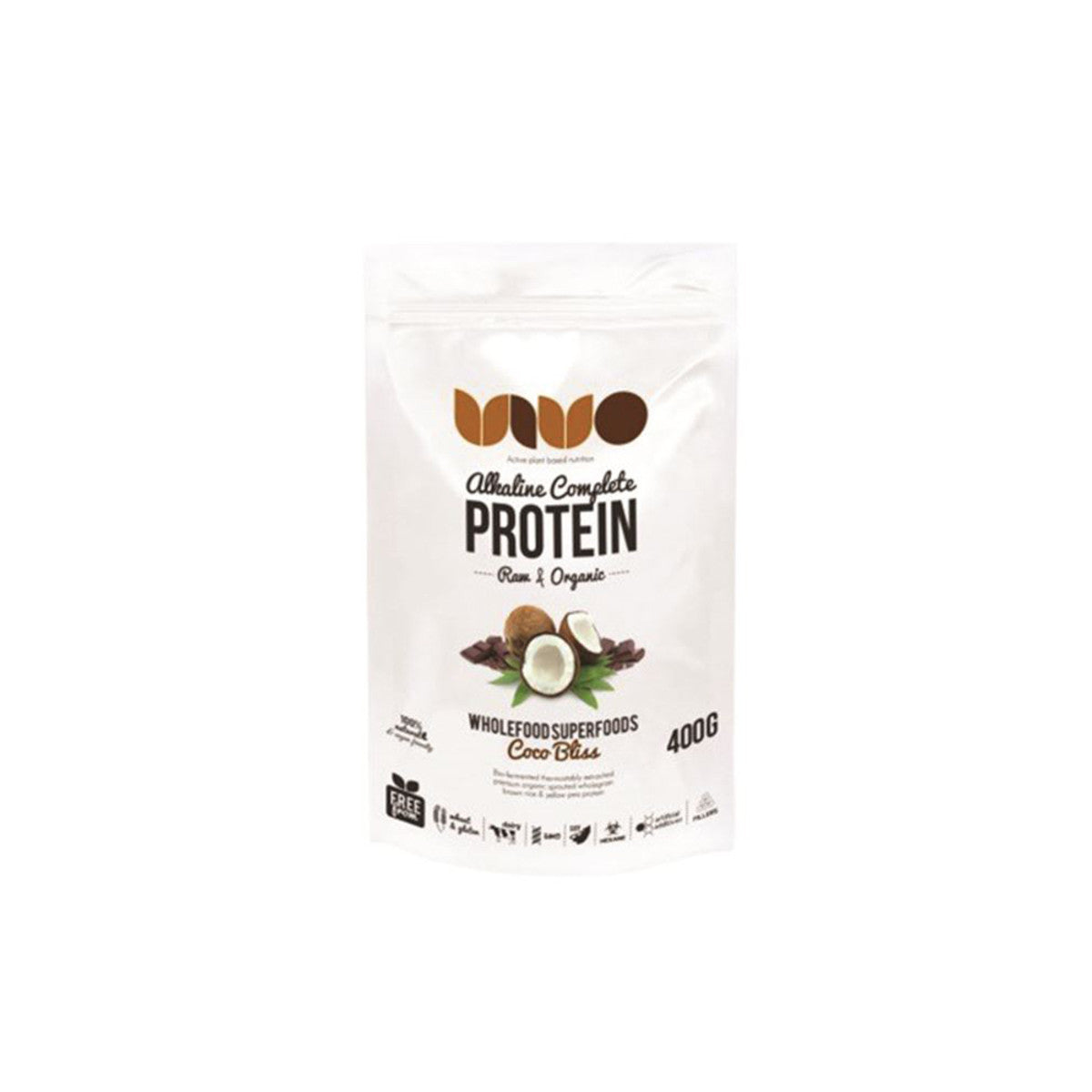 Vivo Organic Raw Alkaline Complete Protein Coco Bliss 400g
