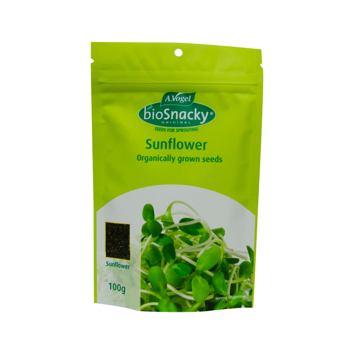 Vogel Biosnacky Organic Sunflower Black Seeds 100g