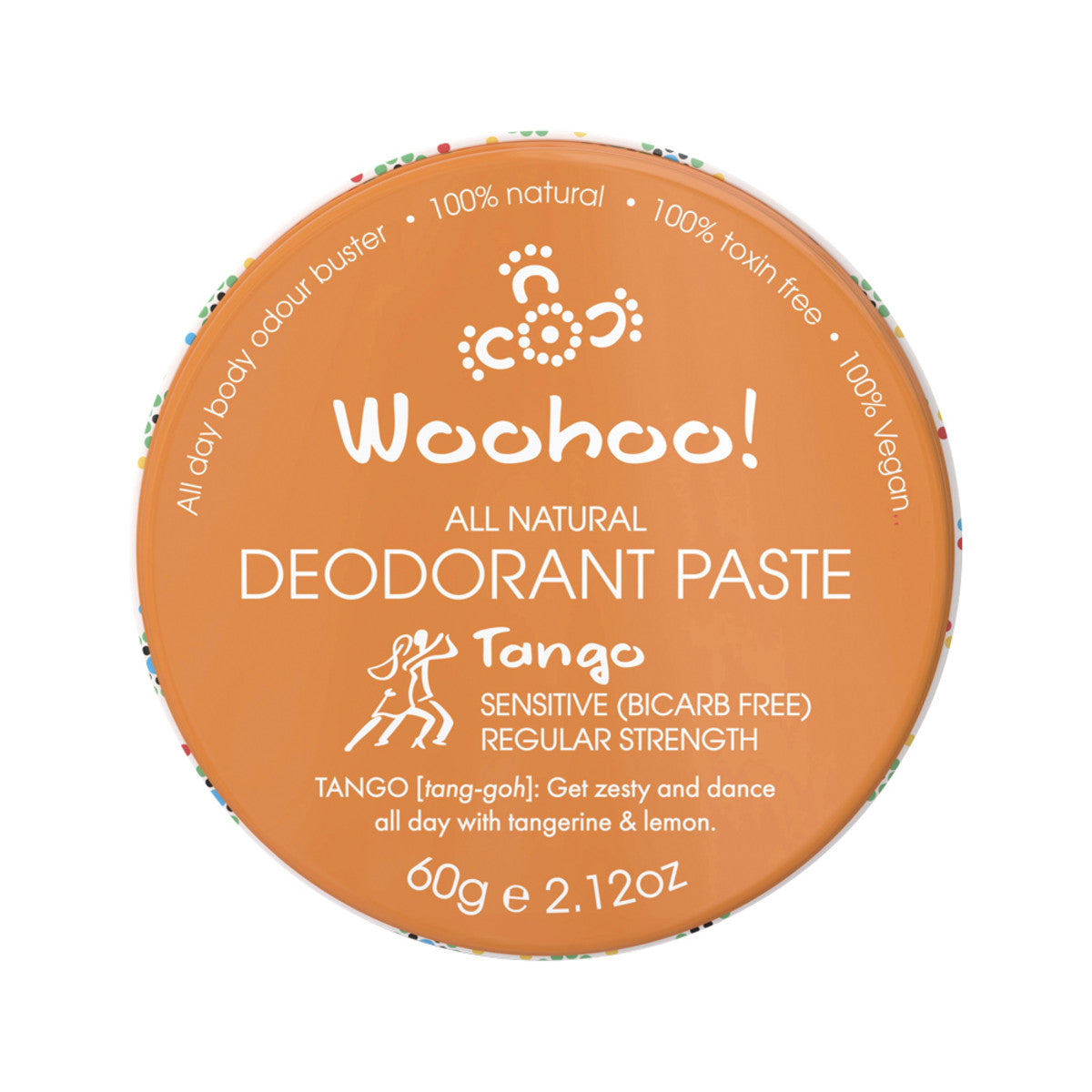 Woohoo - Deodorant Paste Tango (Sensitive Bicarb Free) Tin