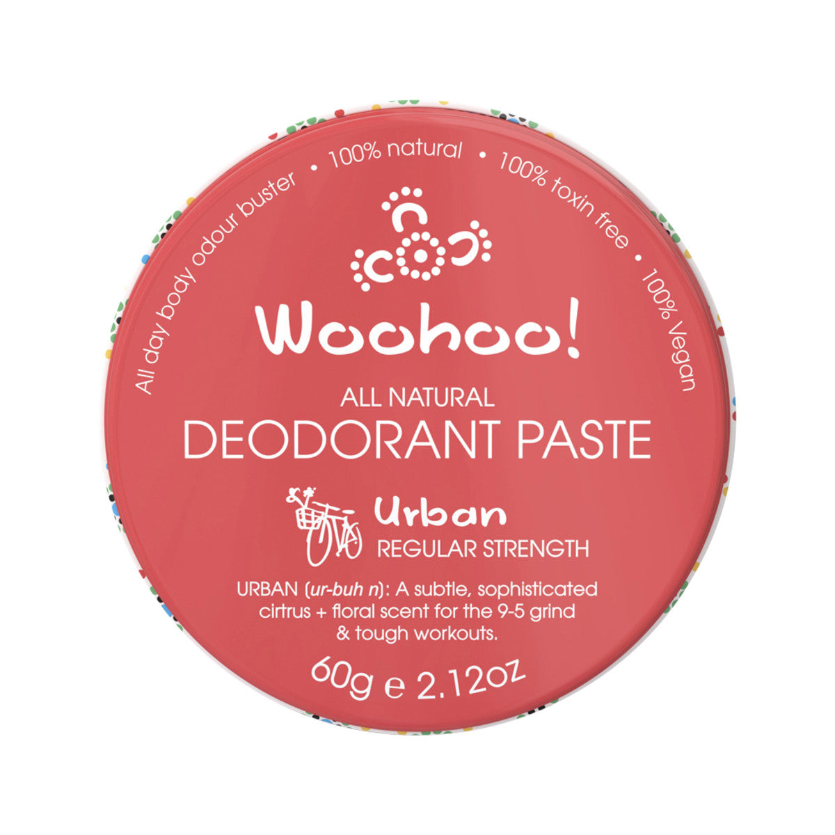 Woohoo - Deodorant Paste Urban (Regular Strength) Tin