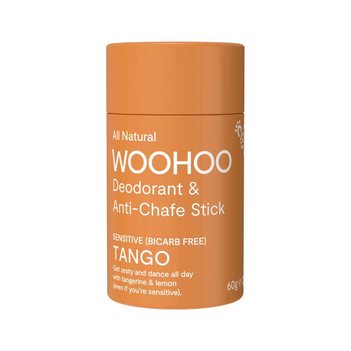 Woohoo Deodorant and Anti Chafe Stick Tango (Sensitive) 60g