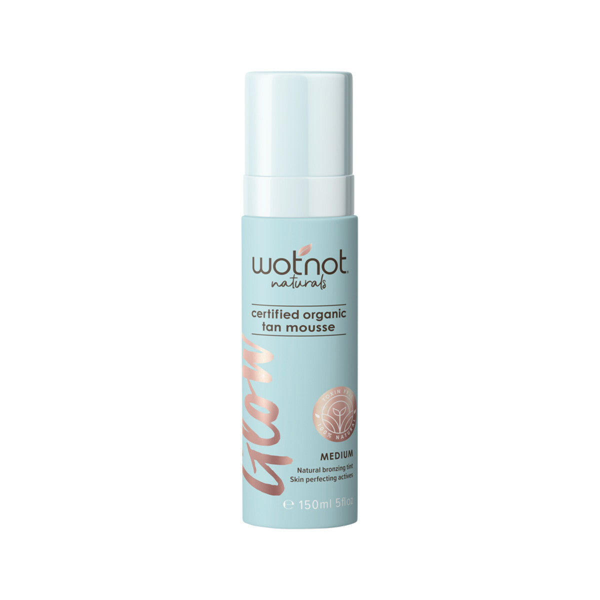 Wotnot Glow Organic Tan Mousse Medium 150ml