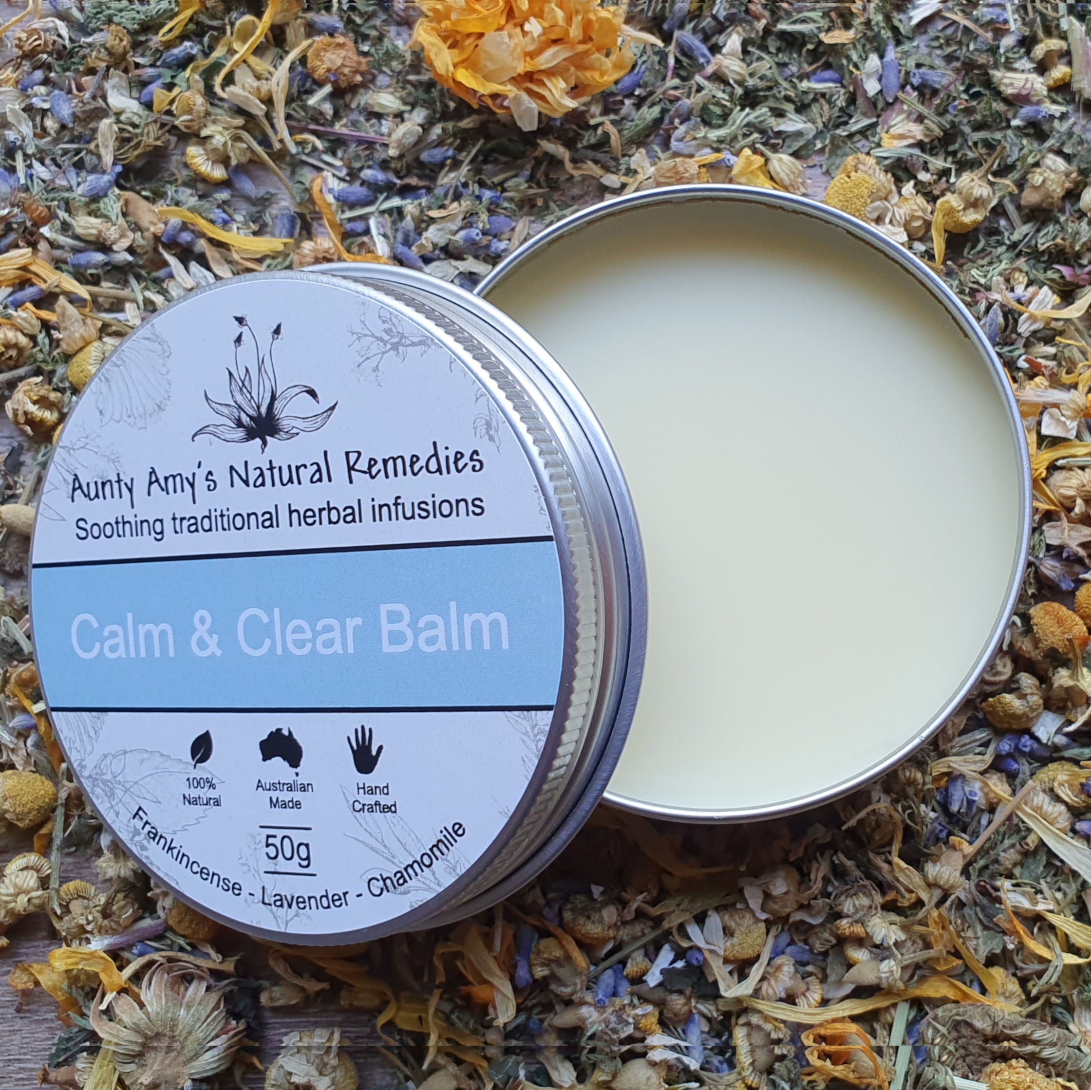 Aunty Amys - Natural Remedies Calm & Clear Balm