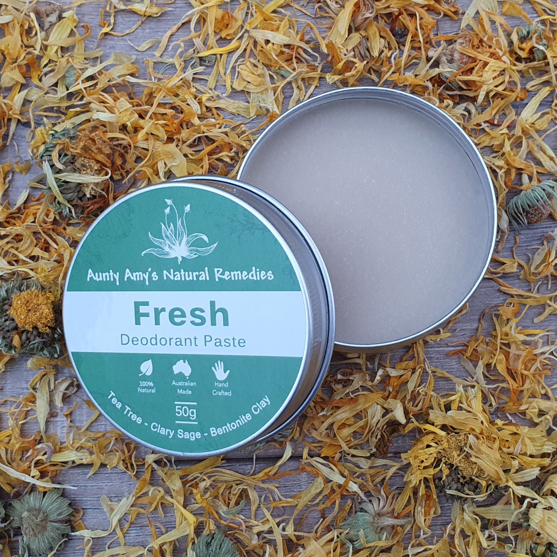 Aunty Amys - Natural Remedies Fresh Deodorant Paste