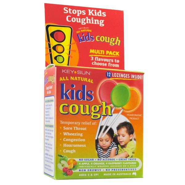 Key Sun Kids Cough lollipops