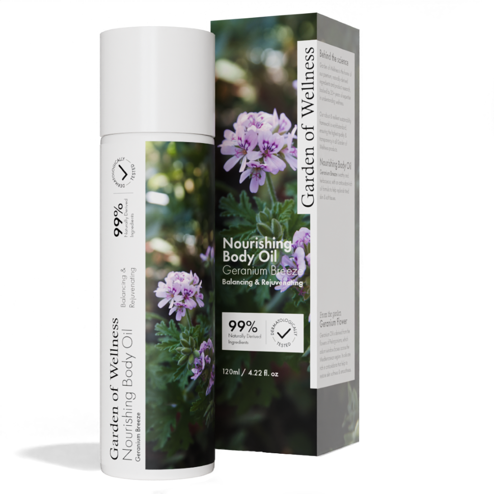 Garden of Wellness - Nourishing Body Oil Geranium Breeze